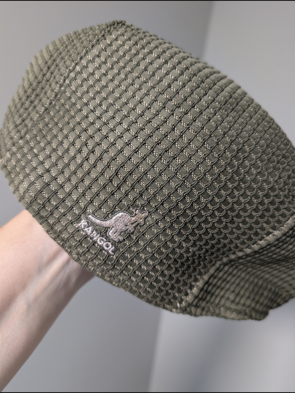 Kangol Olive Green Casual Mesh Cap